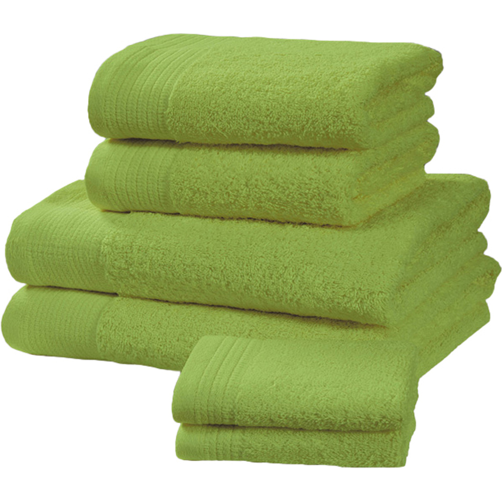 Rapport Home Chatsworth Super Soft 600gsm Combed Cotton Green Hand Towel Image 1