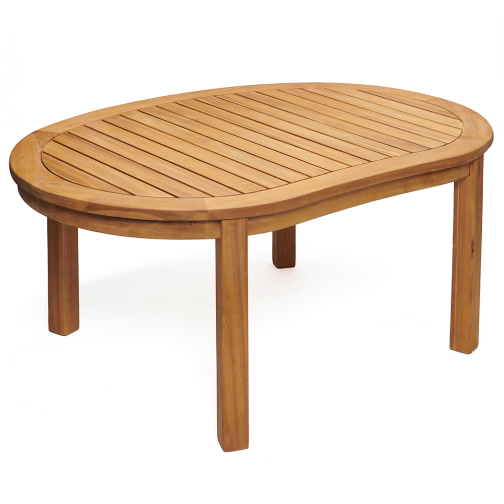 Greenhurst Woodfield Natural Outdoor Banana Table Image 2