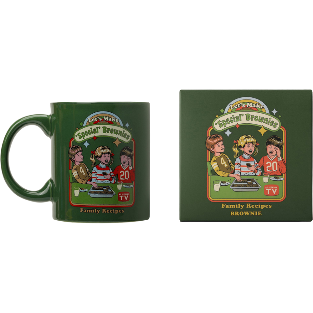 Steve Rhodes, Let's Make Special Brownies Brownie Scented Candle with Green Mug Image 3