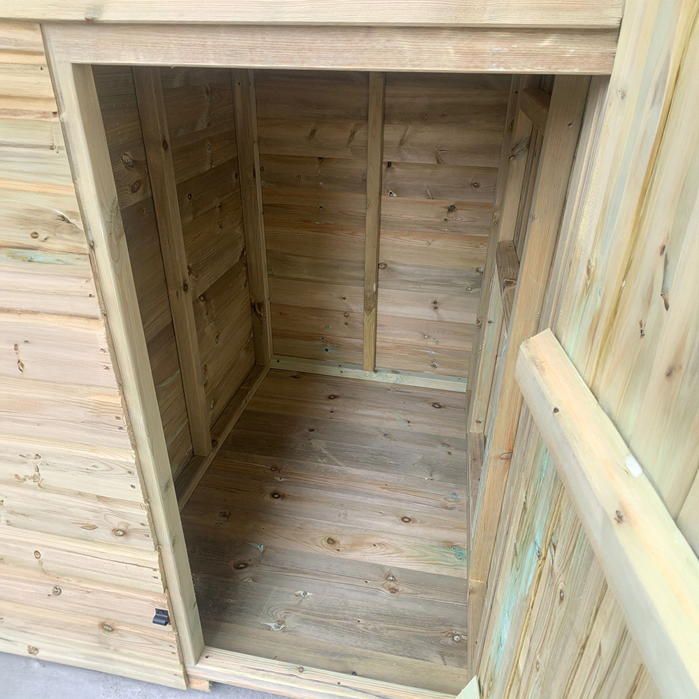 Benchmark Apex Roof Single Dog Kennel 4 x 8ft Image 3