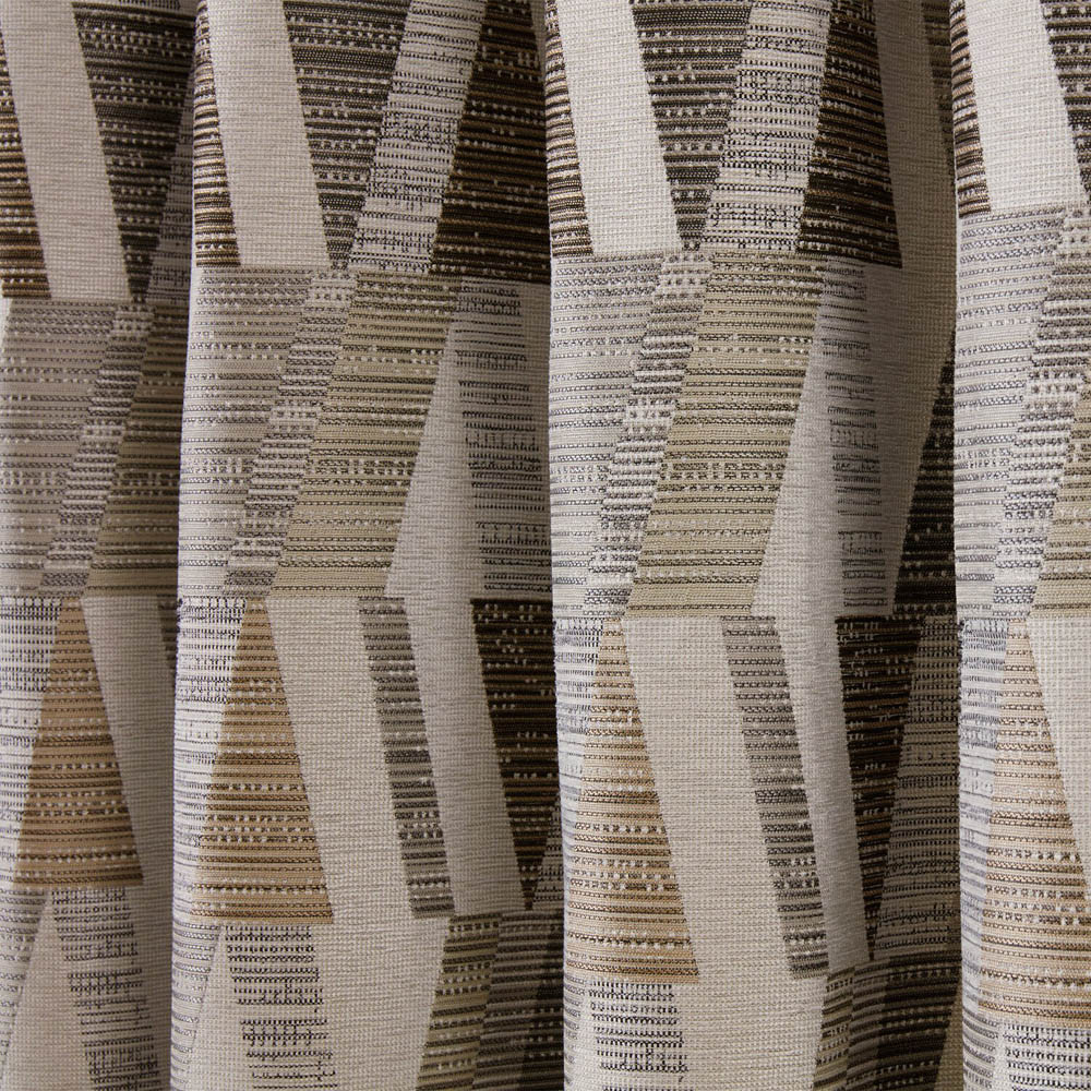 Indiana Geo Jacquard Curtain - Multicolour / 168cm / 137cm Image 3