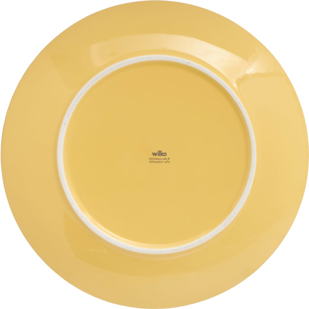 Wilko Yellow Mezze Dinner Plates 4 Pack Image 3