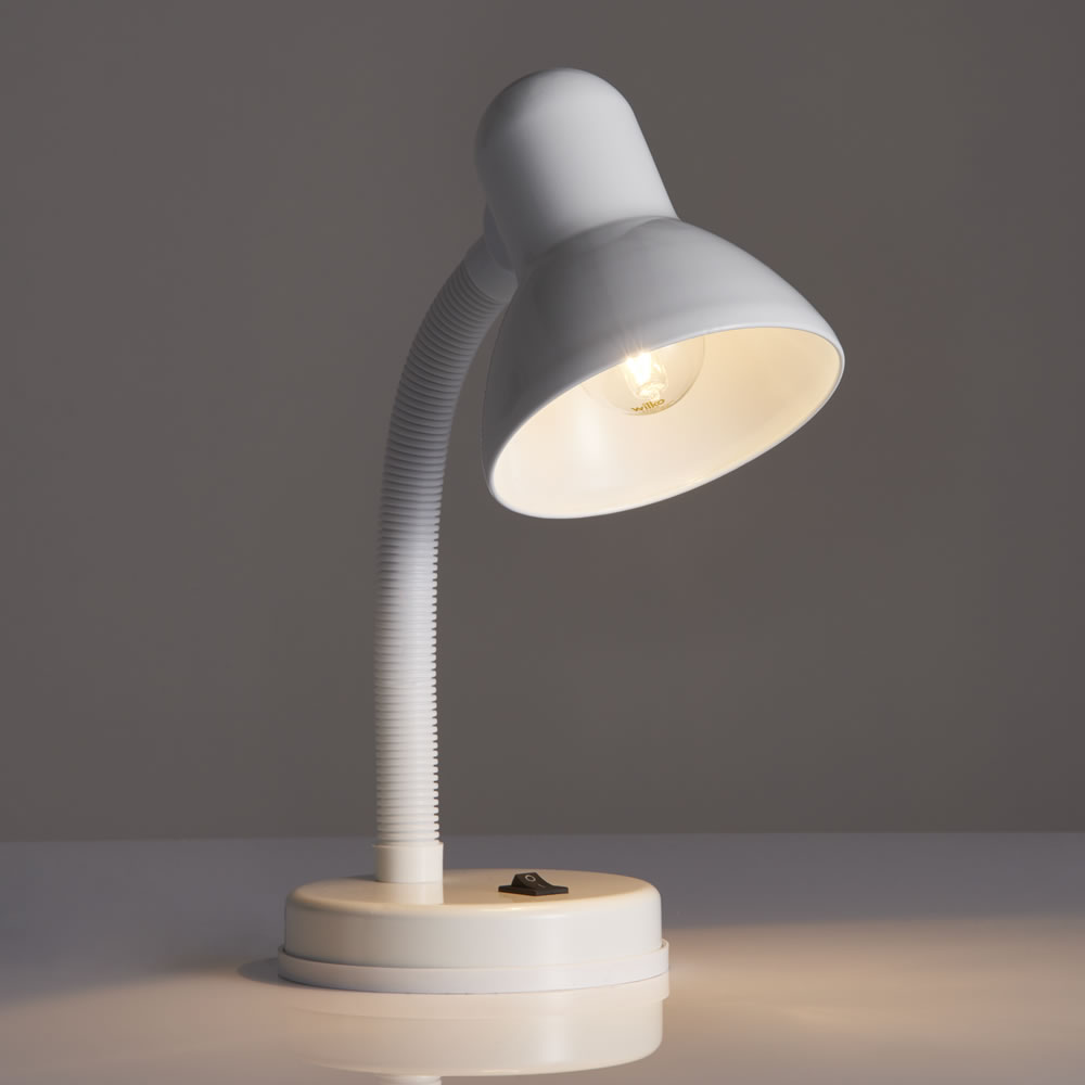 Wilko White Desk Lamp Image 6