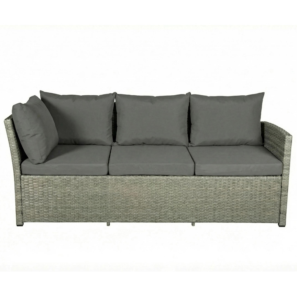 Outdoor Living Knutsford Rattan 9 Seater Garden Dining Set Grey Image 4