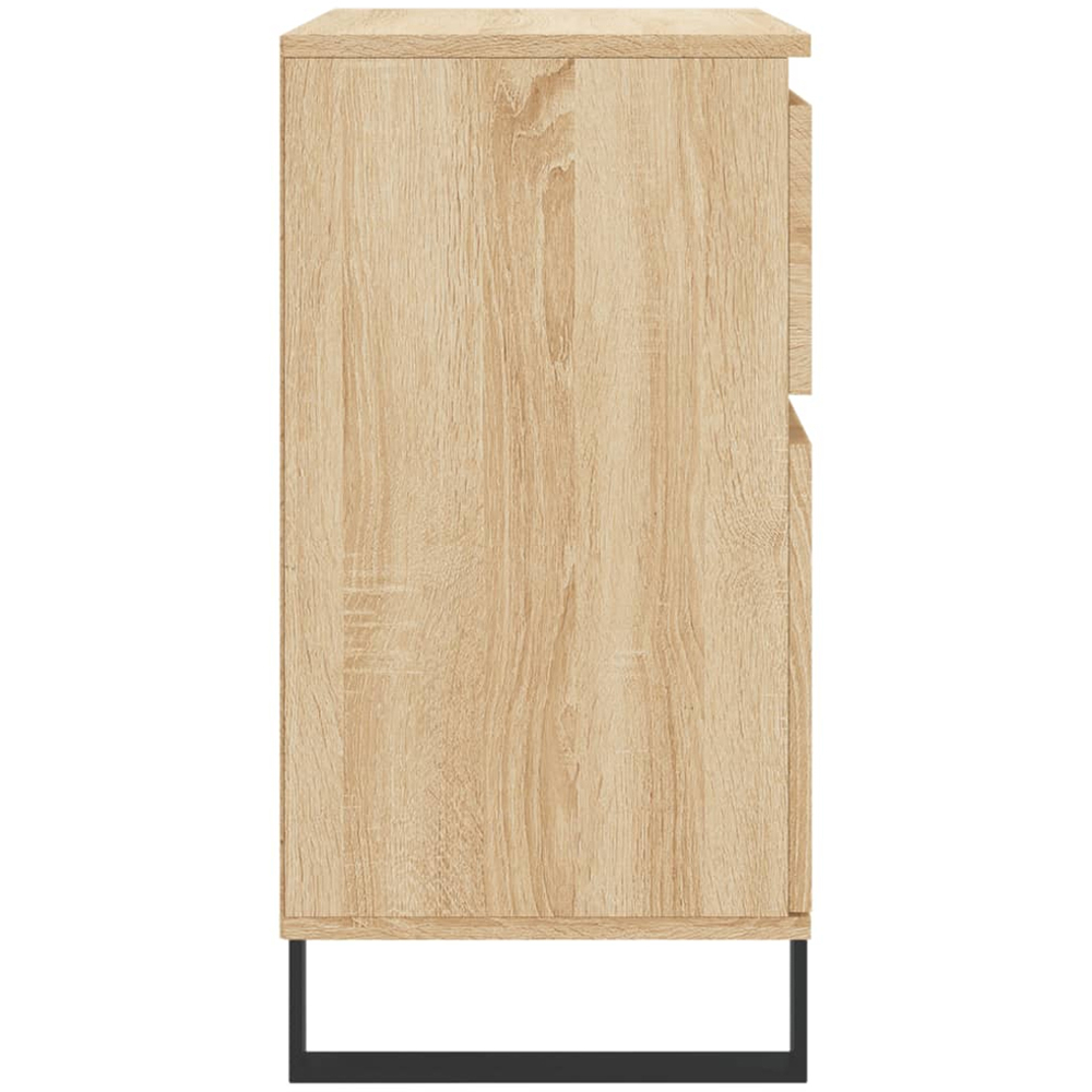 vidaXL 2 Door 2 Drawer Sonoma Oak Sideboard Image 7