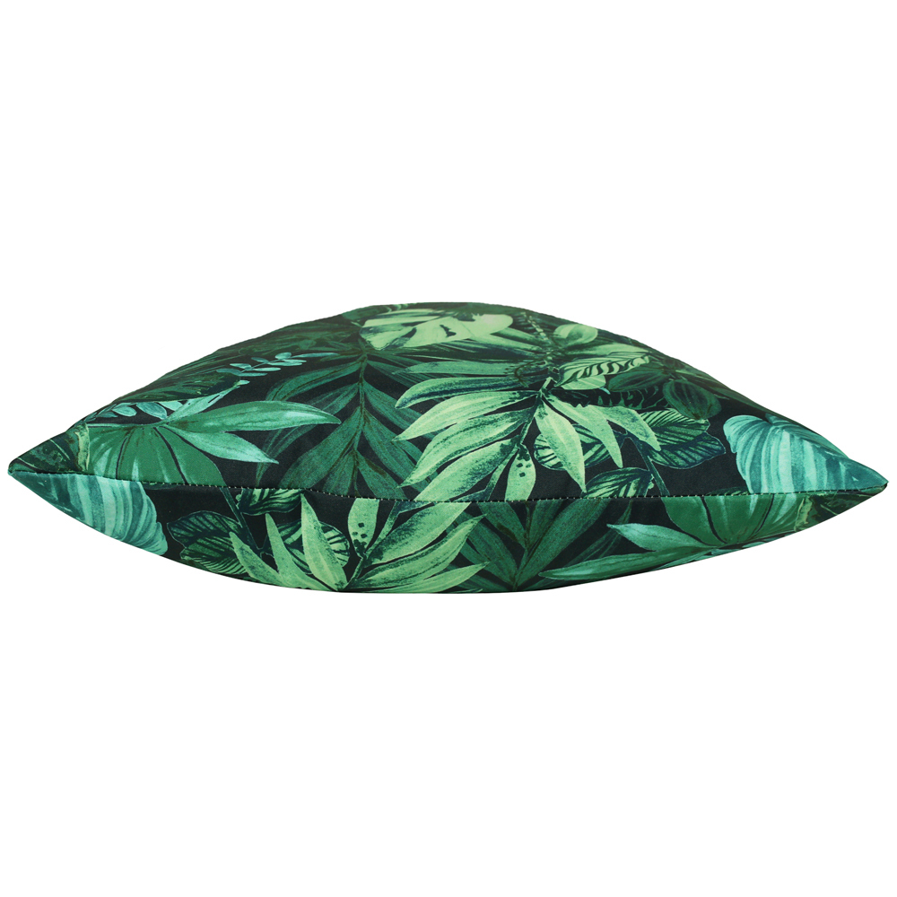 furn. Psychedelic Green Jungle Tropical UV and Water Resistant Outdoor Cushion Image 4