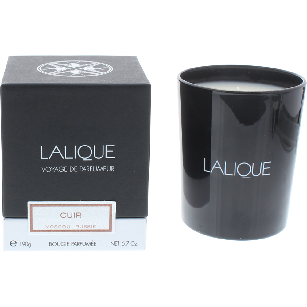 Lalique Cuir Moscou Russie Candle 190g Image 1