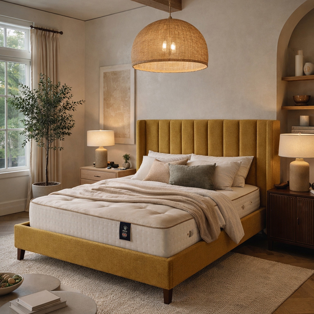 Aspire Prestige King Size Dual-Sided Medium Firm Cashmere Wool Pocket Spring Mattress Image 2