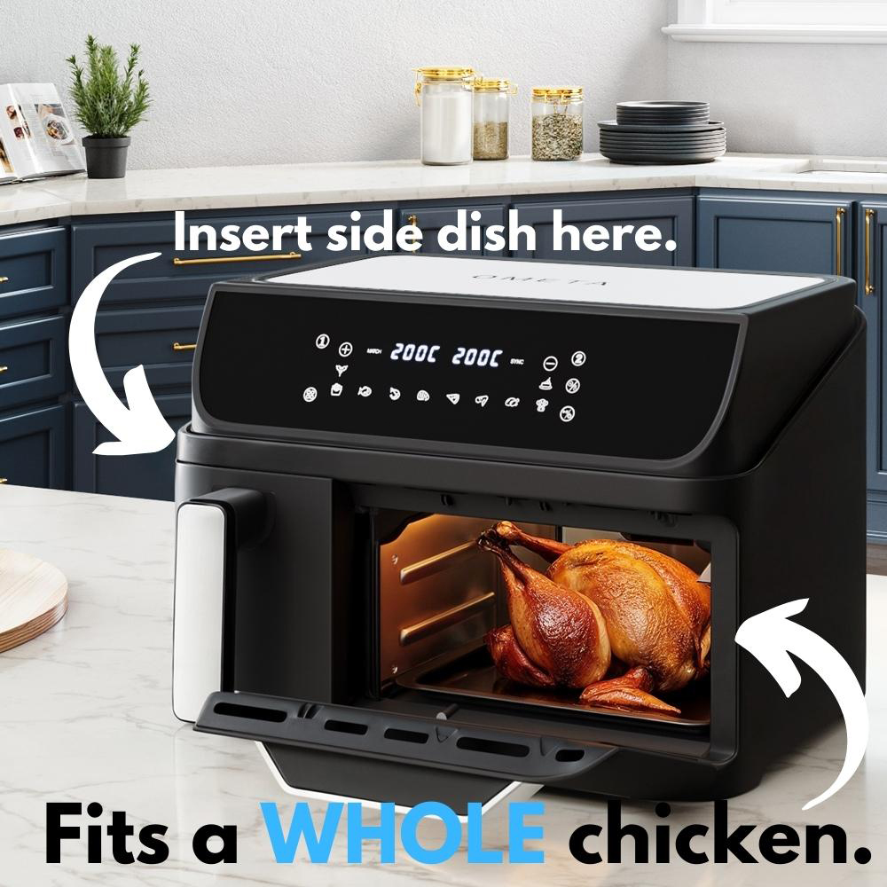 Ometa AirCombo Black 11.5L Air Fryer and Oven 2400W Image 4