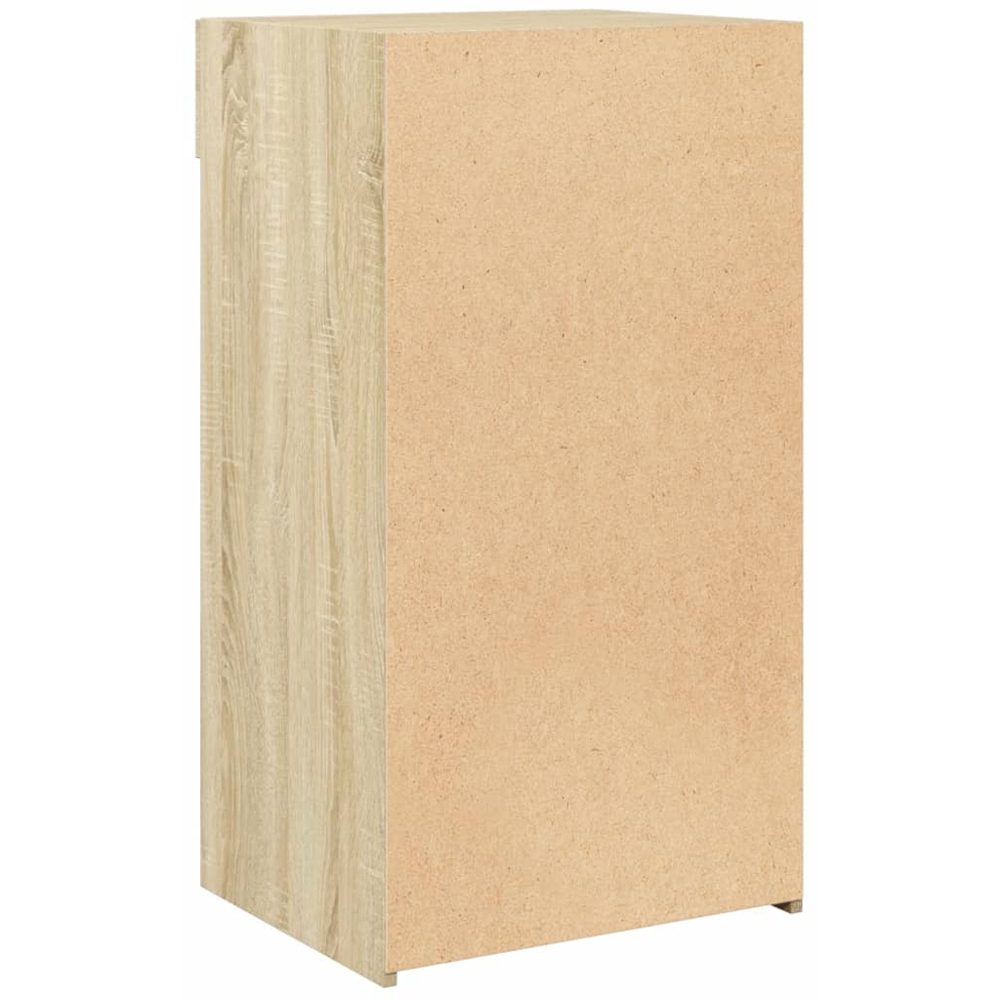 vidaXL Single Drawer 3 Shelf Sonoma Oak Sideboard Image 6