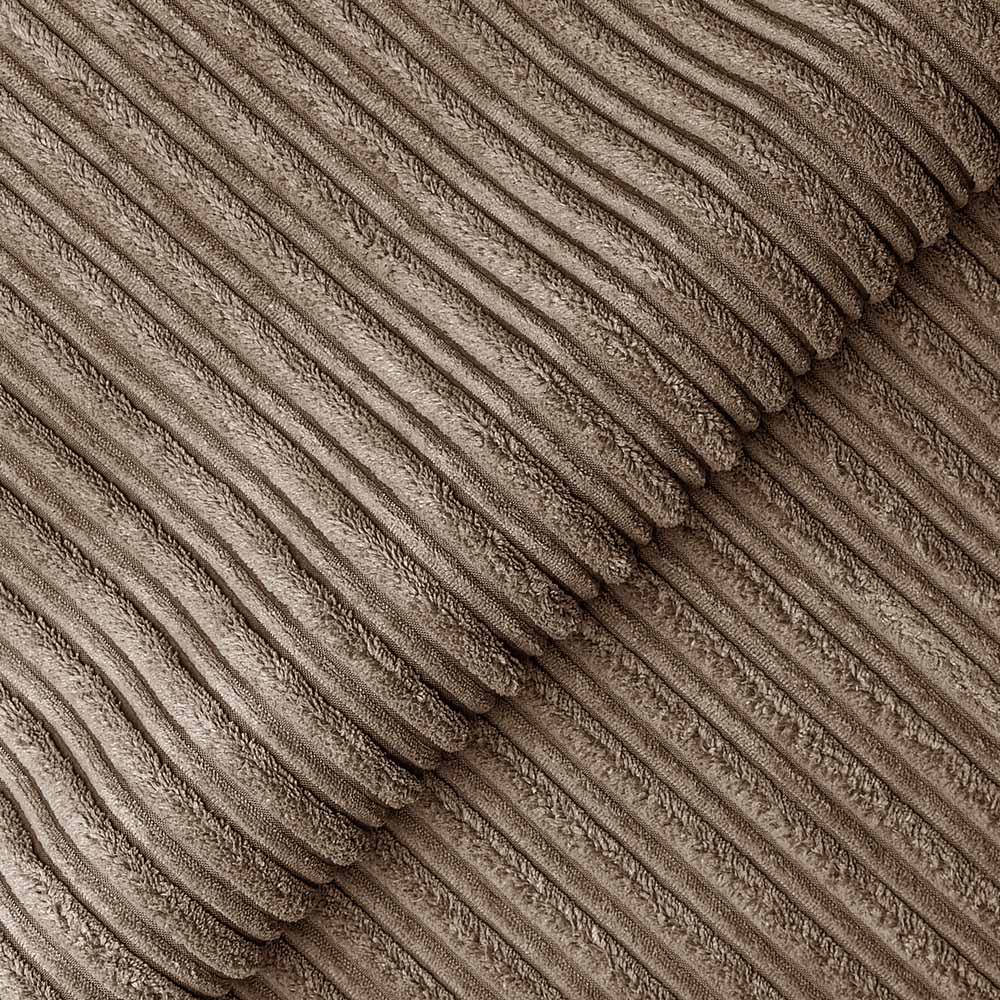 Luxor 4 Seater Coffee Jumbo Cord Full Back Sofa Suite Image 3