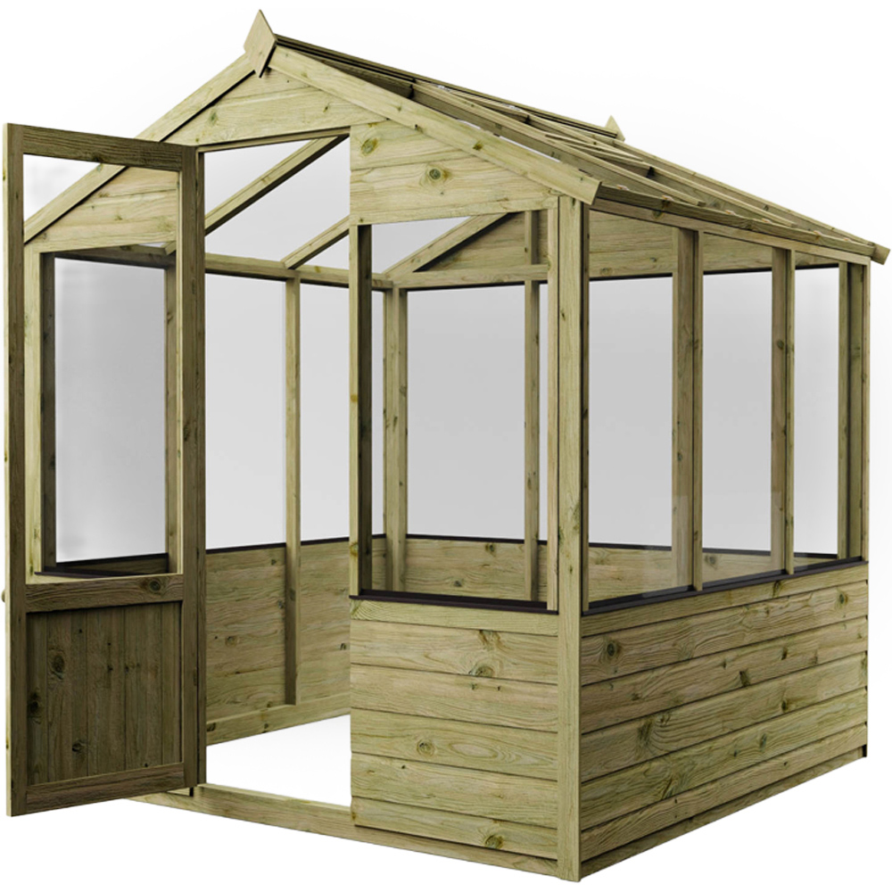 Mercia Wooden 6 x 6ft Traditional Greenhouse Image 3