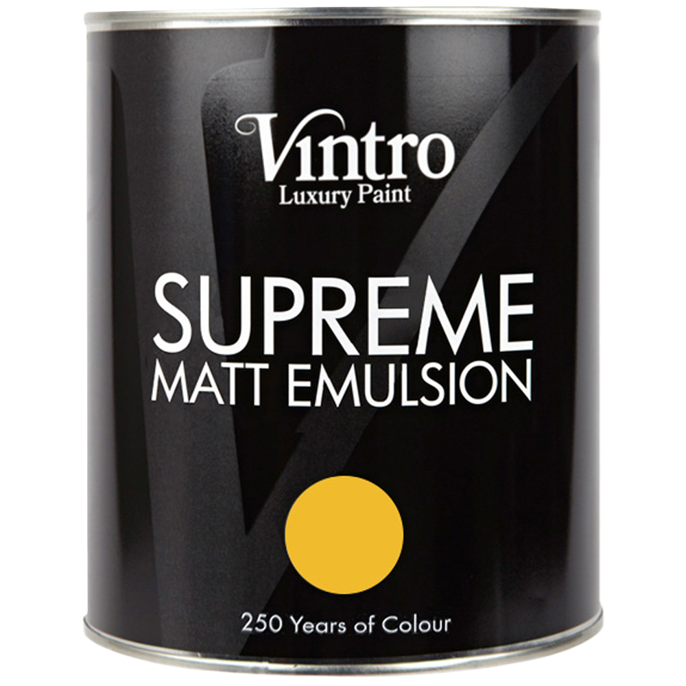 Vintro Paint Sunflower Matt Emulsion Interior Paint 1L Image 2