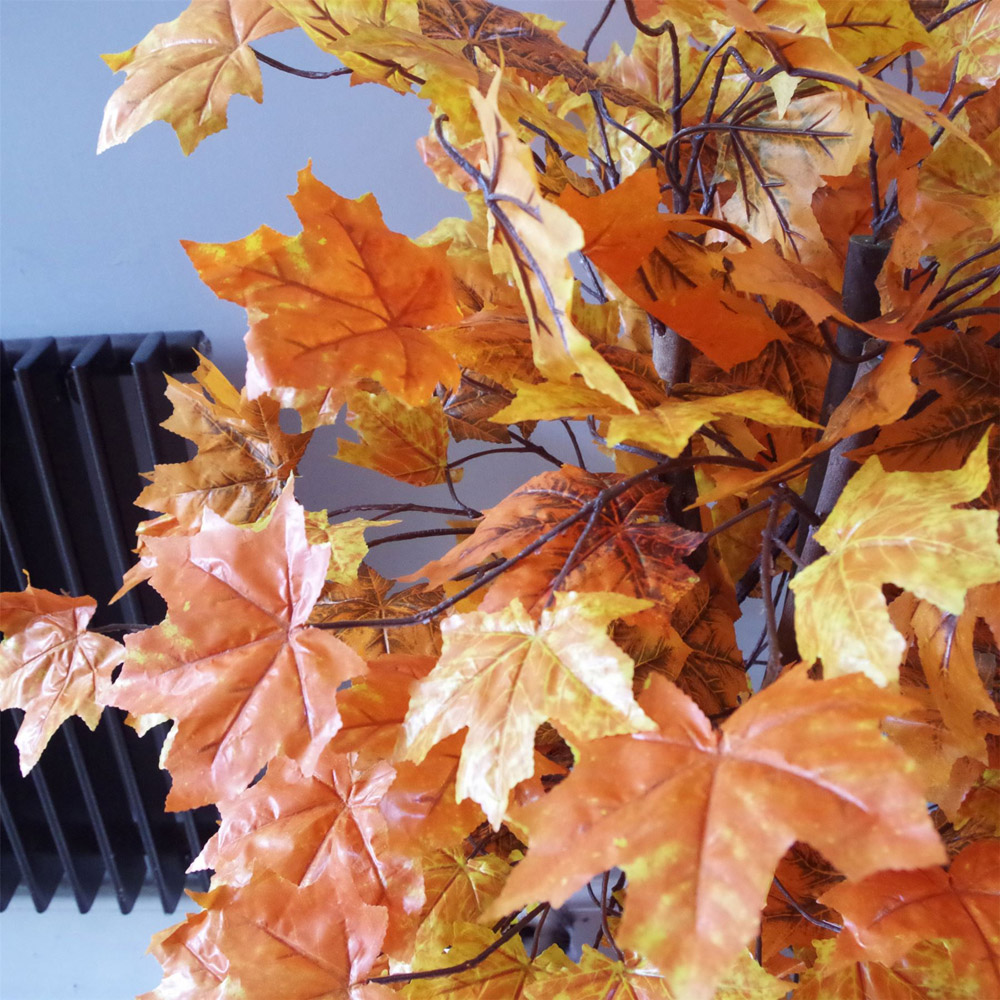 Leaf Orange Maple Acer Artificial Tree 125cm Image 5