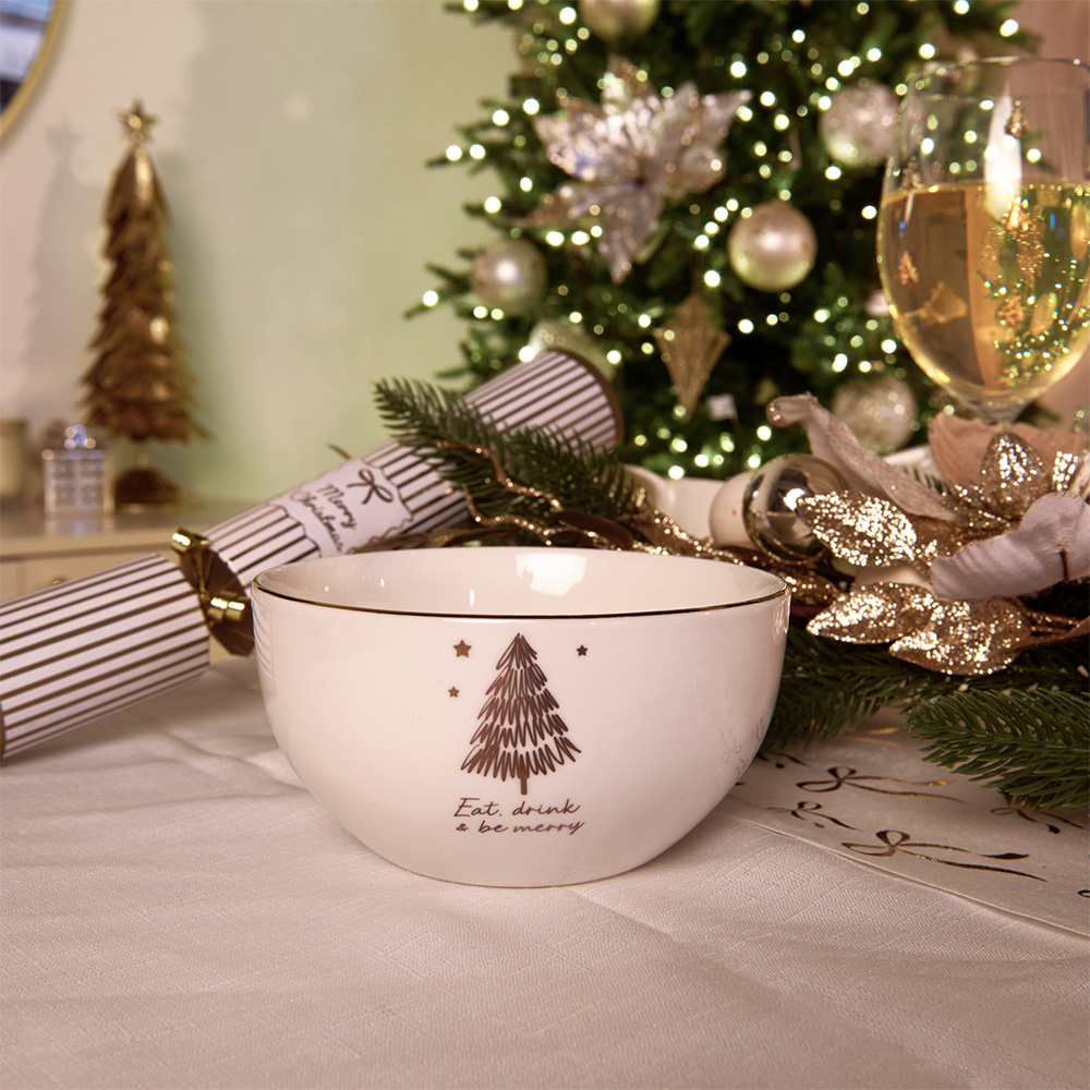 12 Piece Gold Spruce Dinnerware Set Image 2