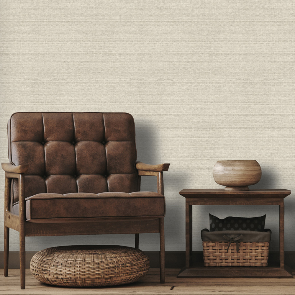 Arthouse Raffia Texture Neutral Wallpaper Image 2