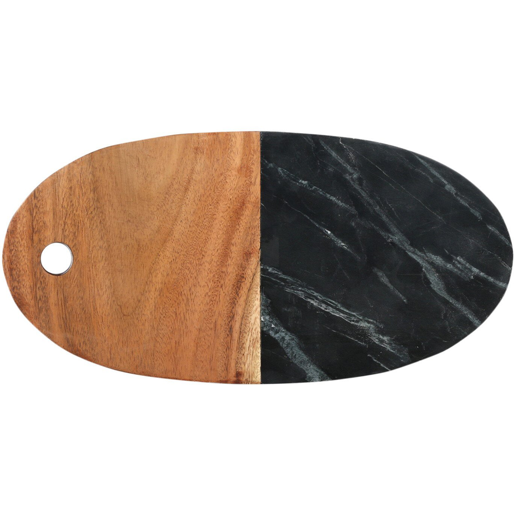 Marble Acacia Board - Black Image