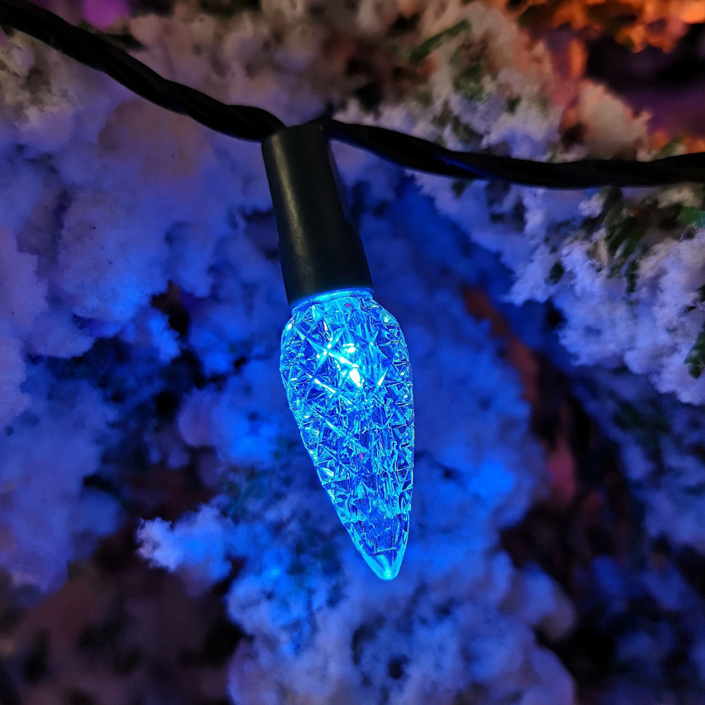 Samuel Alexander 300 Rainbow LED Green Cable Pine Cone String Lights 15m Image 8