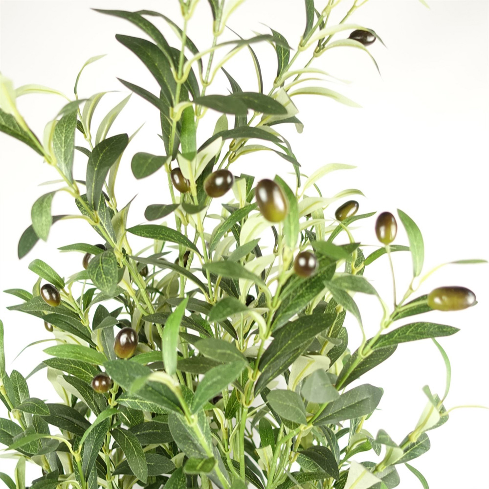 Botanik Olive Bush Artificial Tree in Pot 5.5ft Image 4