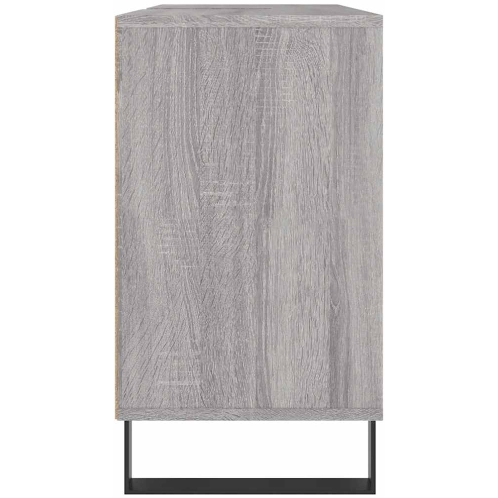 vidaXL Single Door 4 Shelf Grey Sonoma Bathroom Cabinet Image 7