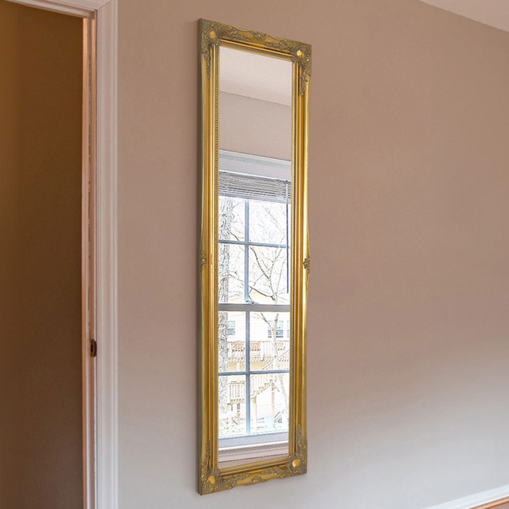 MirrorOutlet Hamilton Vintage Gold Antique Wall Mirror 167 x 45cm Image 2