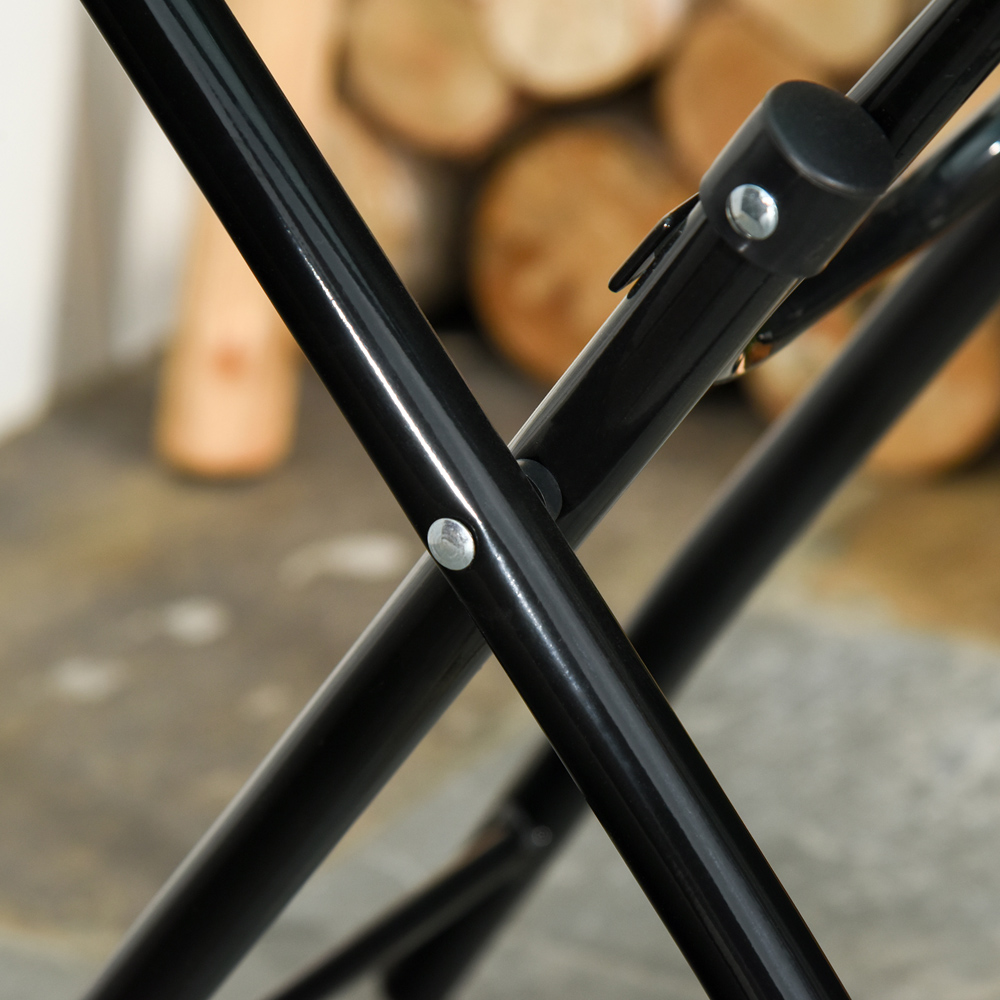 Outsunny Black Round Foldable Garden Table Image 4