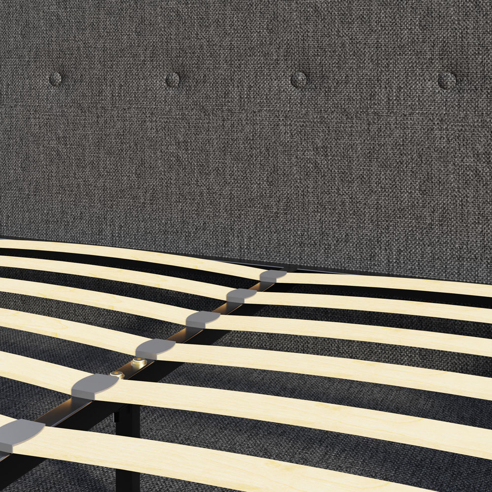 Ashbourne Bed Frame 150cm Grey Image 6