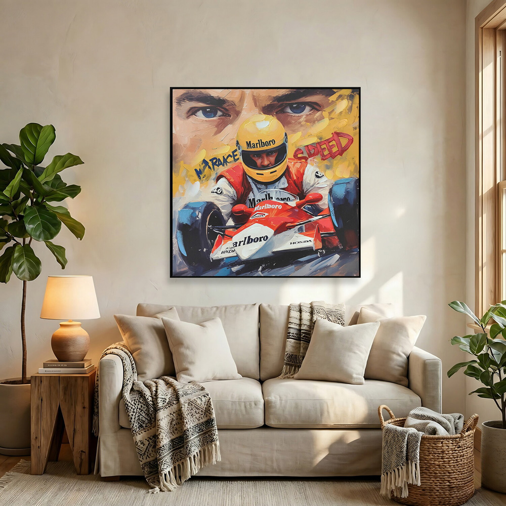Renowned Racing Driver Framed Art Image 2