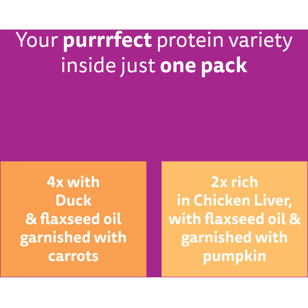 Pack of 6 Whiskas Superfoods in Jelly Cat Food Duck with Chicken Liver Image 5