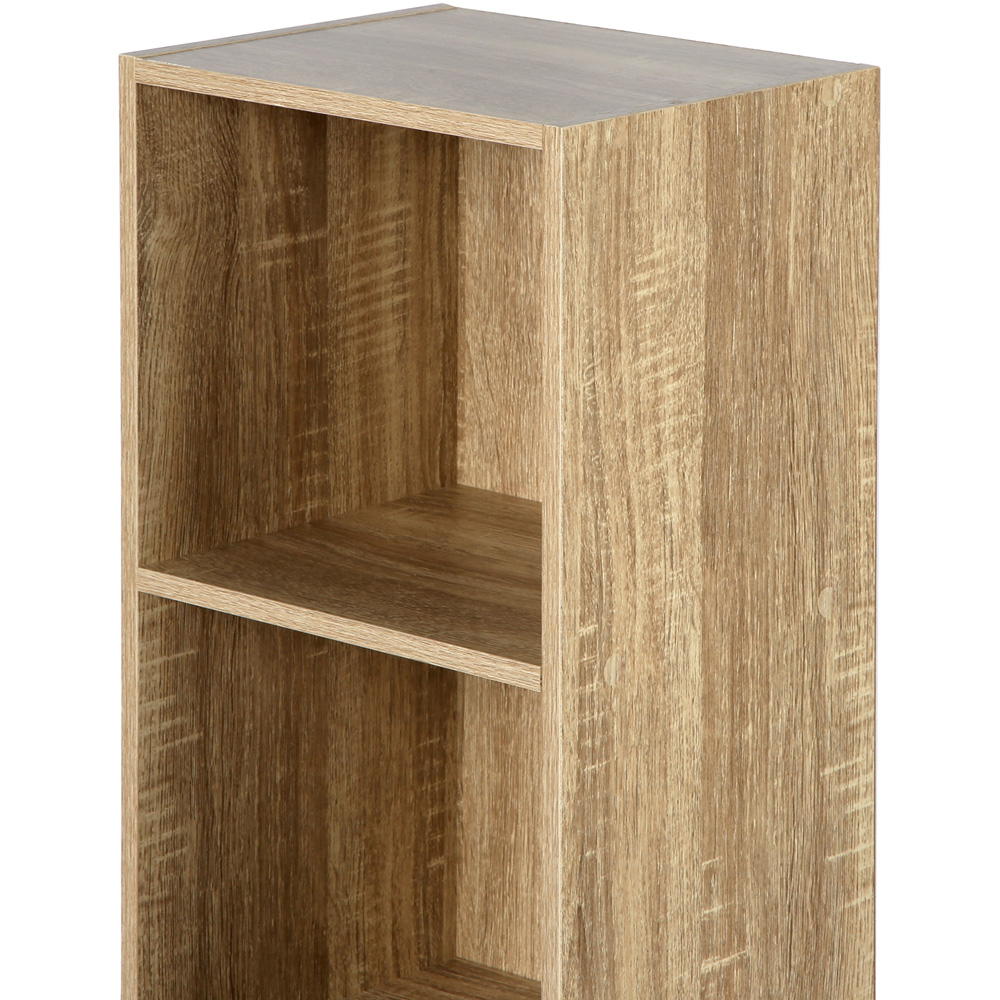 Jane 4 Shelf Oak Cube Storage Unit Image 6