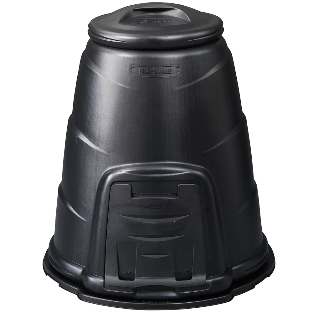 Straight PLC Black 220L Compost Converter with Base Plate Image 1