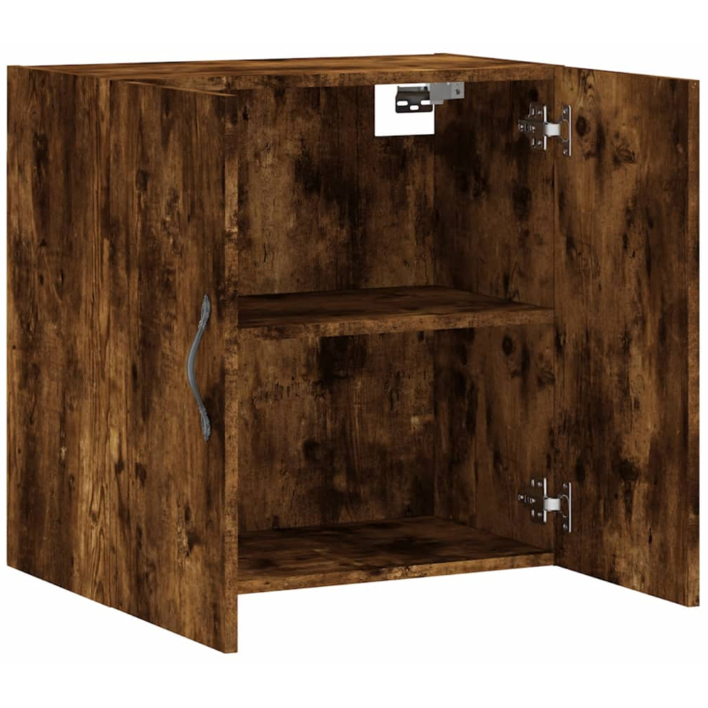 vidaXL 2 Door Smoked Oak Wall Cabinet Image 6