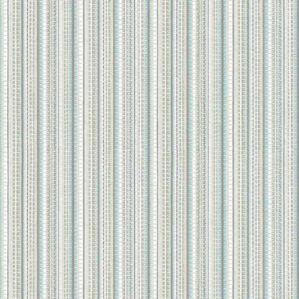 wilko Pinstripe Green Wallpaper Image 1