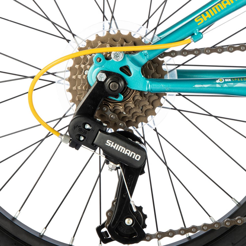 Huffy Extent 20359W Aqua Blue 20 inch Kids Mountain Bike Image 3