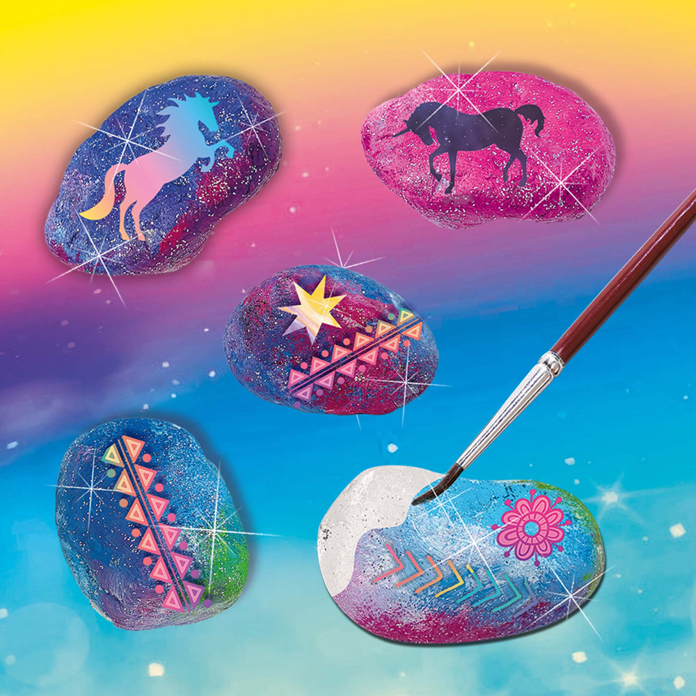 SES Creative Galaxy Stones Painting Kit Image 3