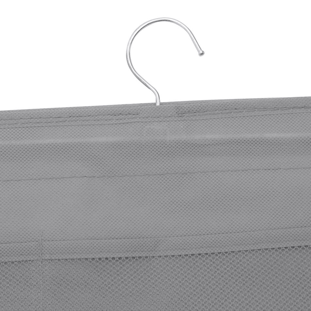 H&O Direct Grey Double Sided Hanging Storage Bag Image 3