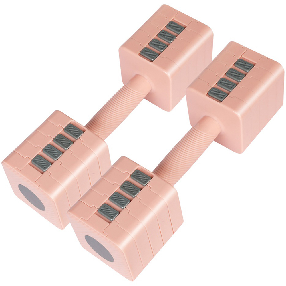 Spector Centra Pink Metal Adjustable Dumbbell Pair 2.8-10kg Image 1