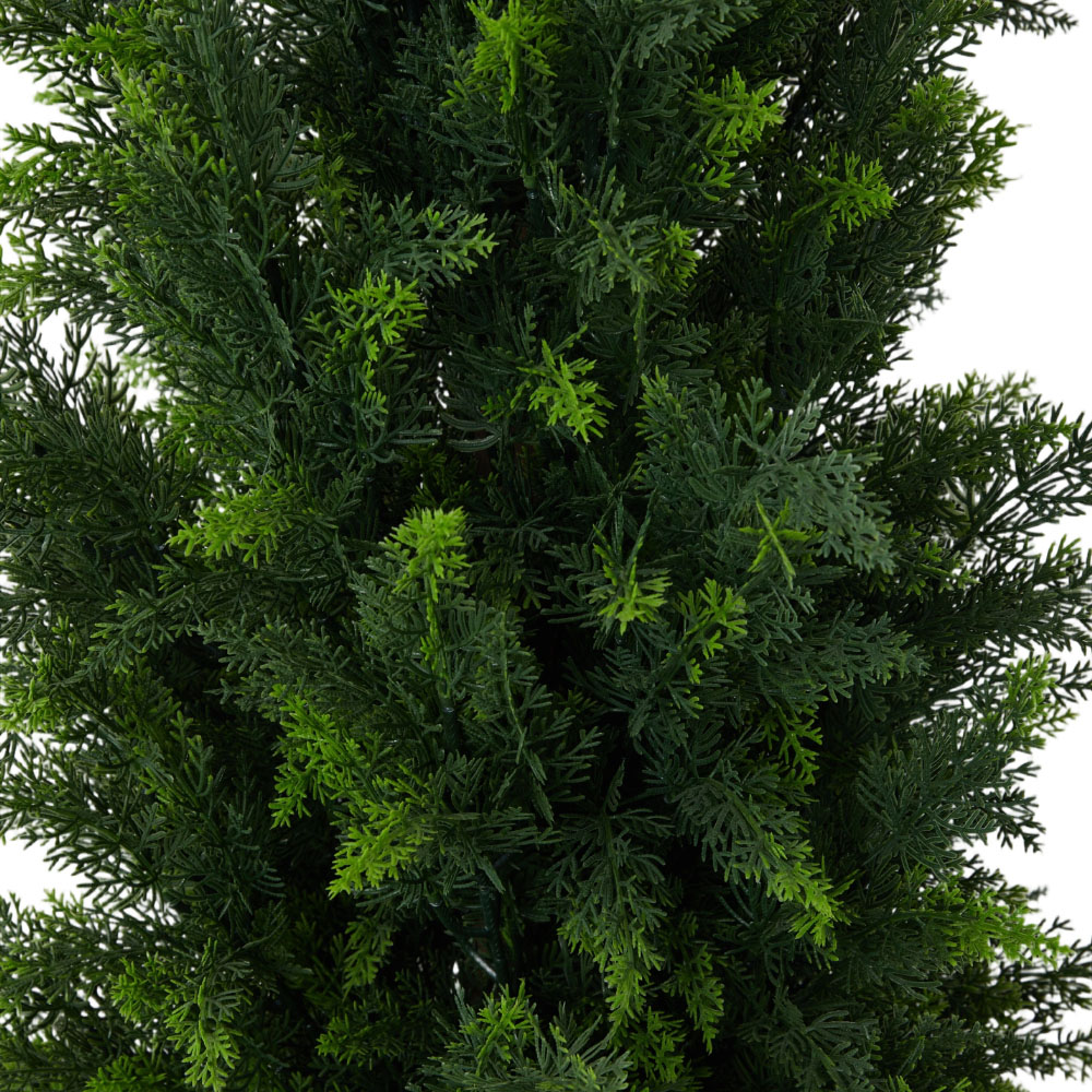Living and Home Decorative Artificial Cypress Tree in Pot 150cm Image 5