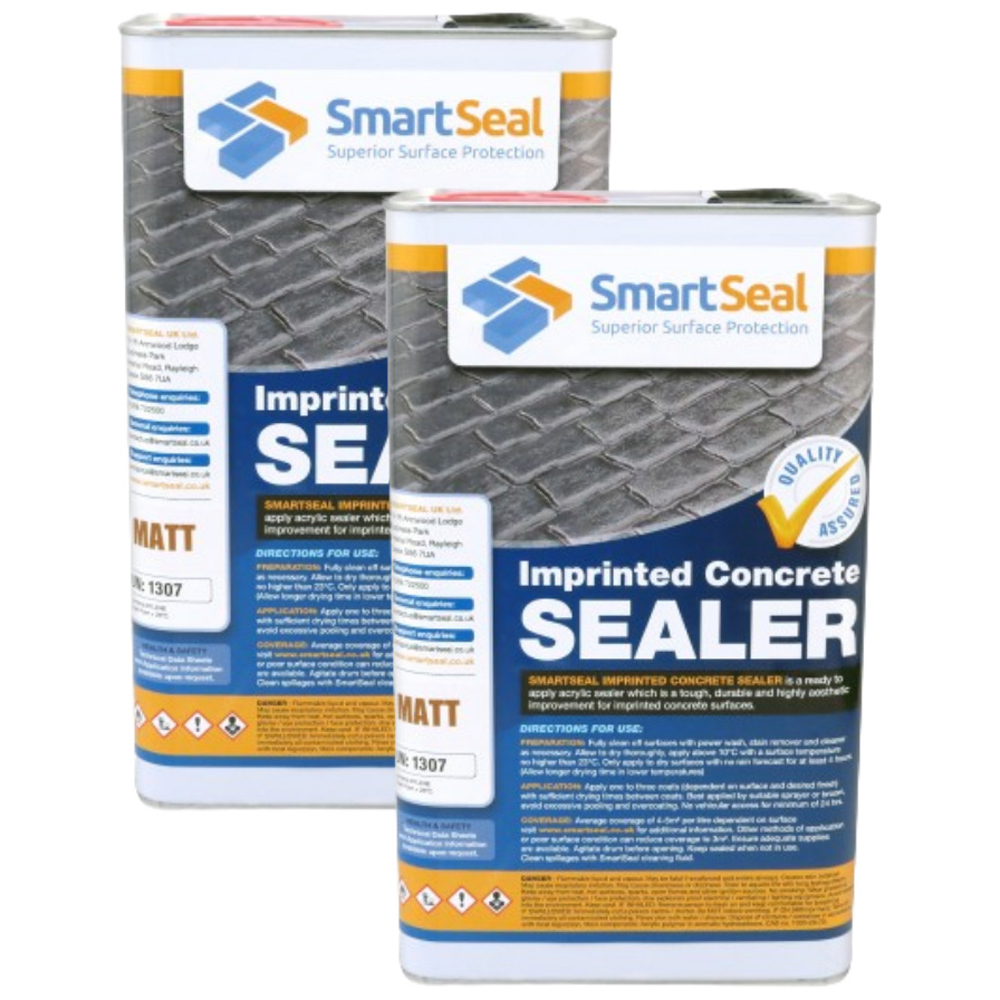 SmartSeal Matt Finish Imprinted Concrete Sealer 5L 2 Pack Image 1