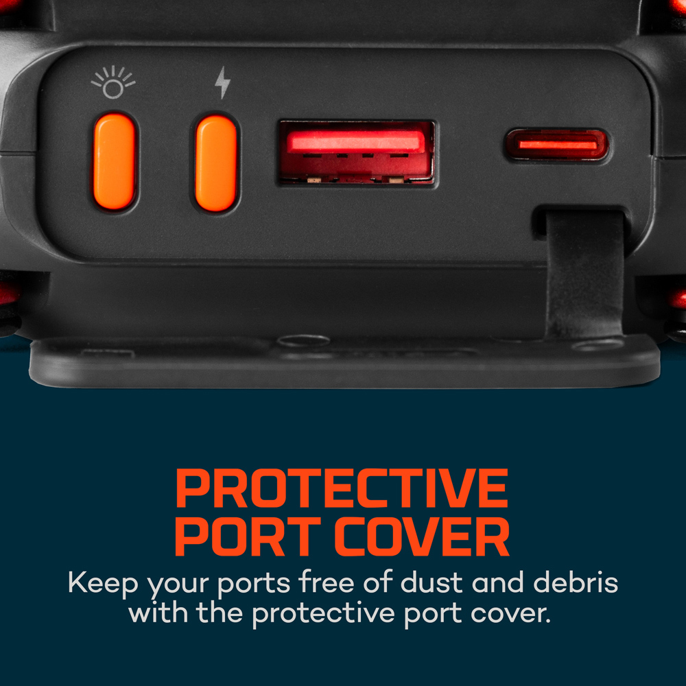 Nebo Rambler 20K Rugged Power Bank with 200 Lumens Floodlight 20000mAh Image 9