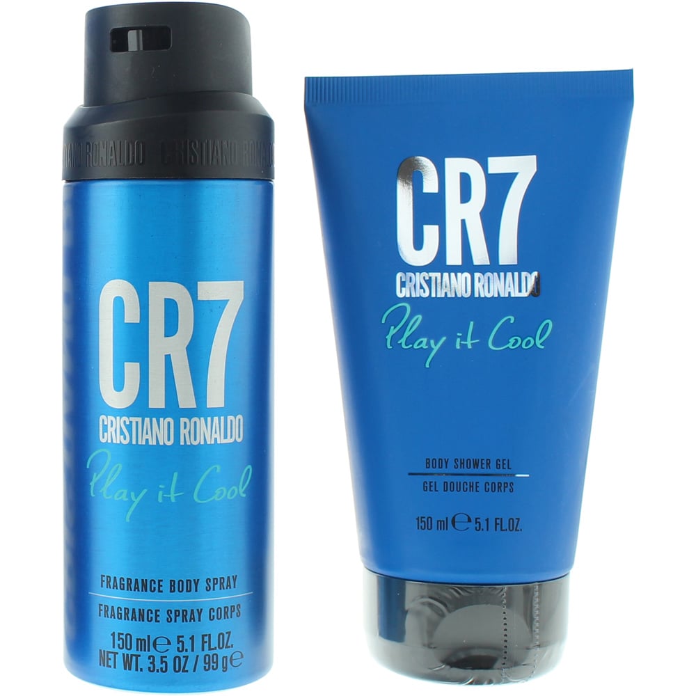 Cristiano Ronaldo Cr7 Play It Cool 150ml Body Spray Gift Set Image 2