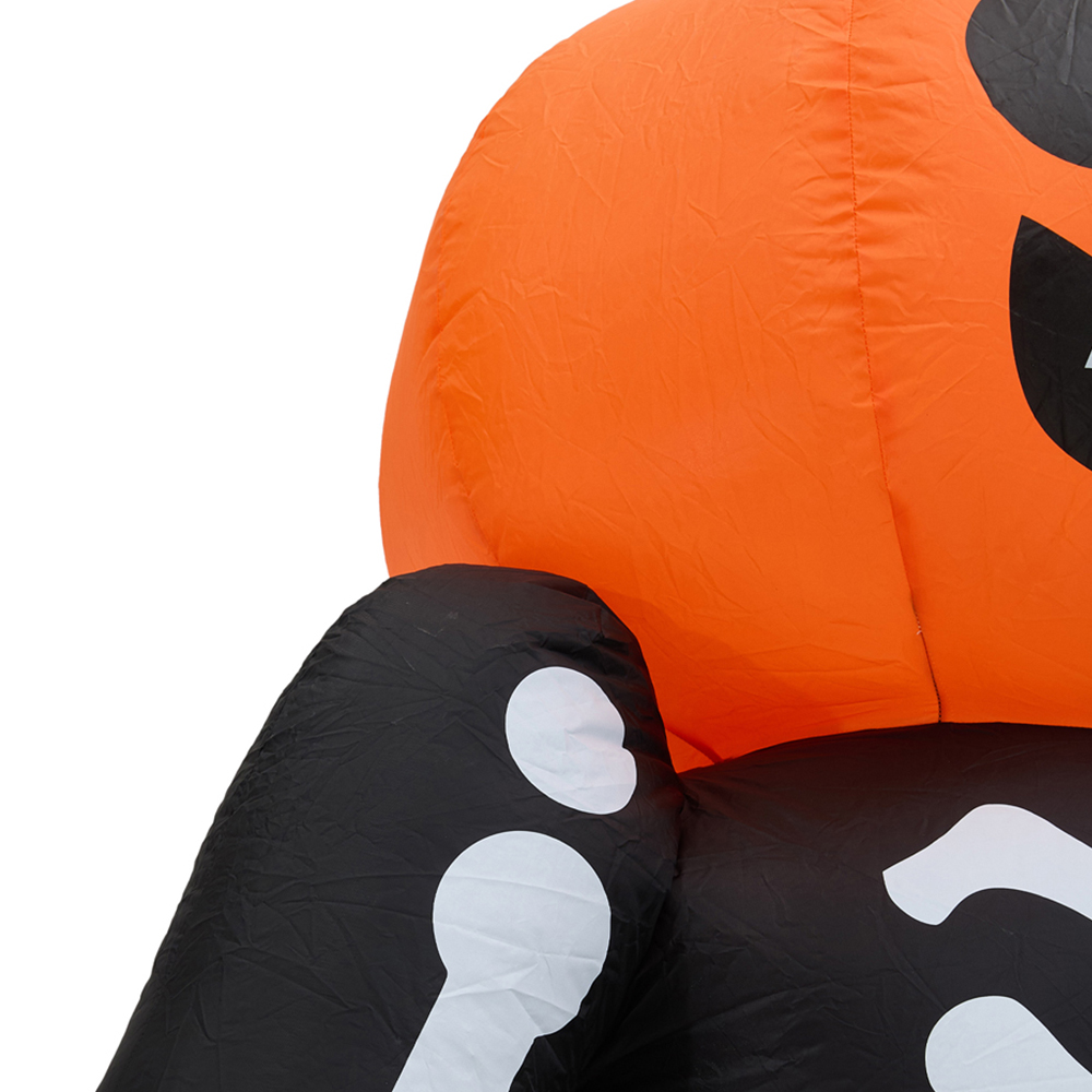 Living and Home Black Inflatable LED Model Halloween Decoration 9ft Image 5