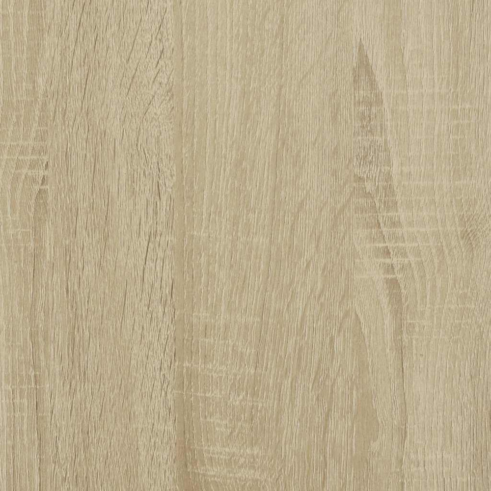vidaXL 3 Shelf Sonoma Oak Bookcase Image 6