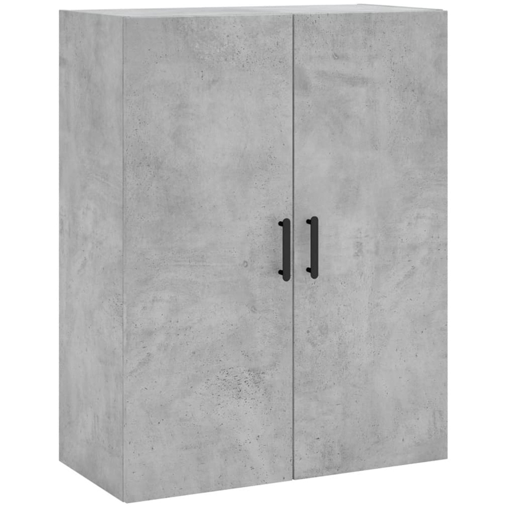 vidaXL 4 Door 2 Drawer Concrete Grey Highboard Image 5