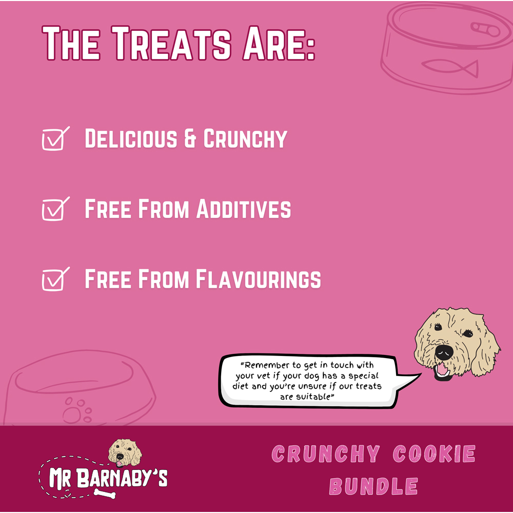 Mr Barnaby's Crunchy Cookie Dog Treats Bundle 2 Pack Image 3