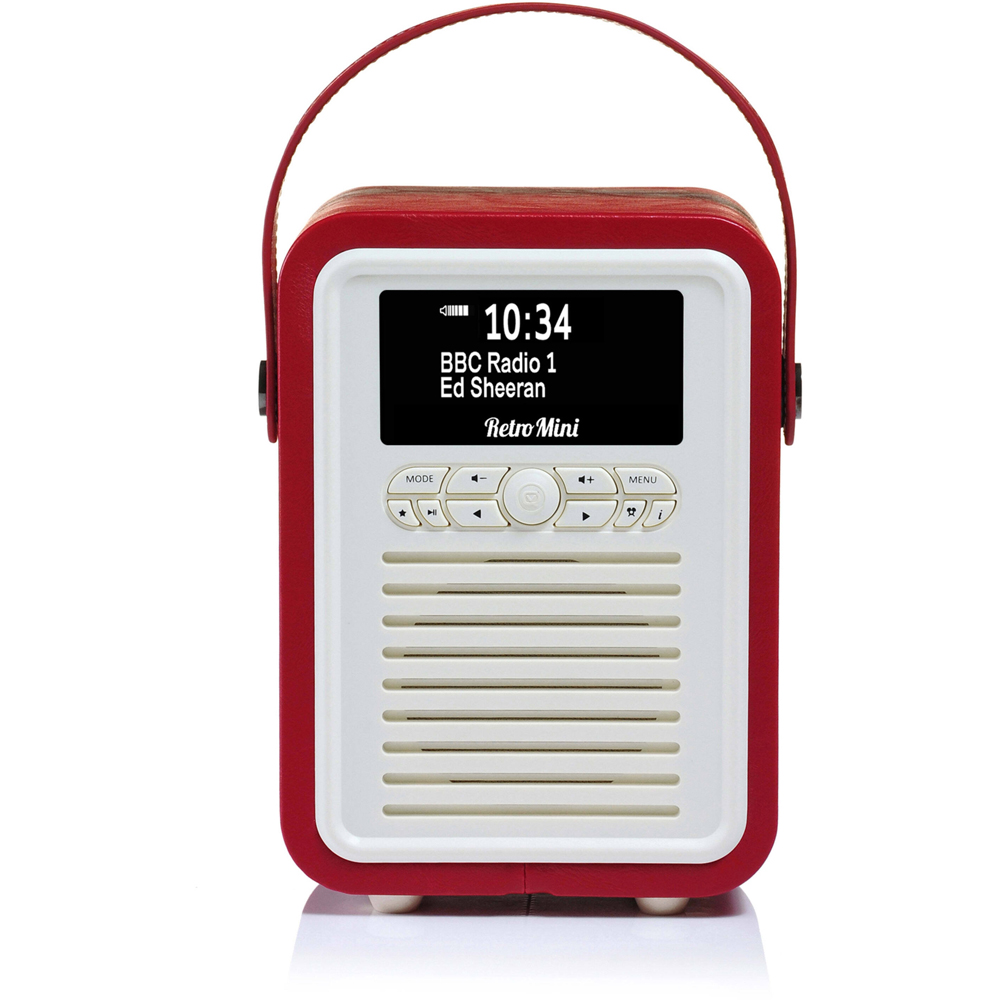 VQ Retro Mini Red DAB Digital Radio Image 3