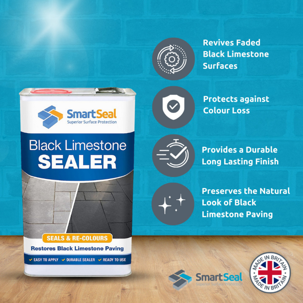 SmartSeal Black Limestone Sealer 5L 3 Pack Image 3