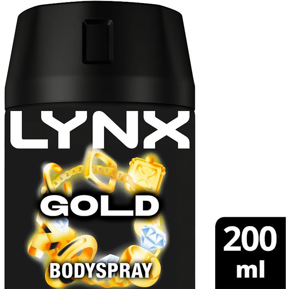 Lynx Gold Oud Wood and Fresh Vanilla 48H Protection Deodorant Body Spray 200ml 30 Pack Image 4