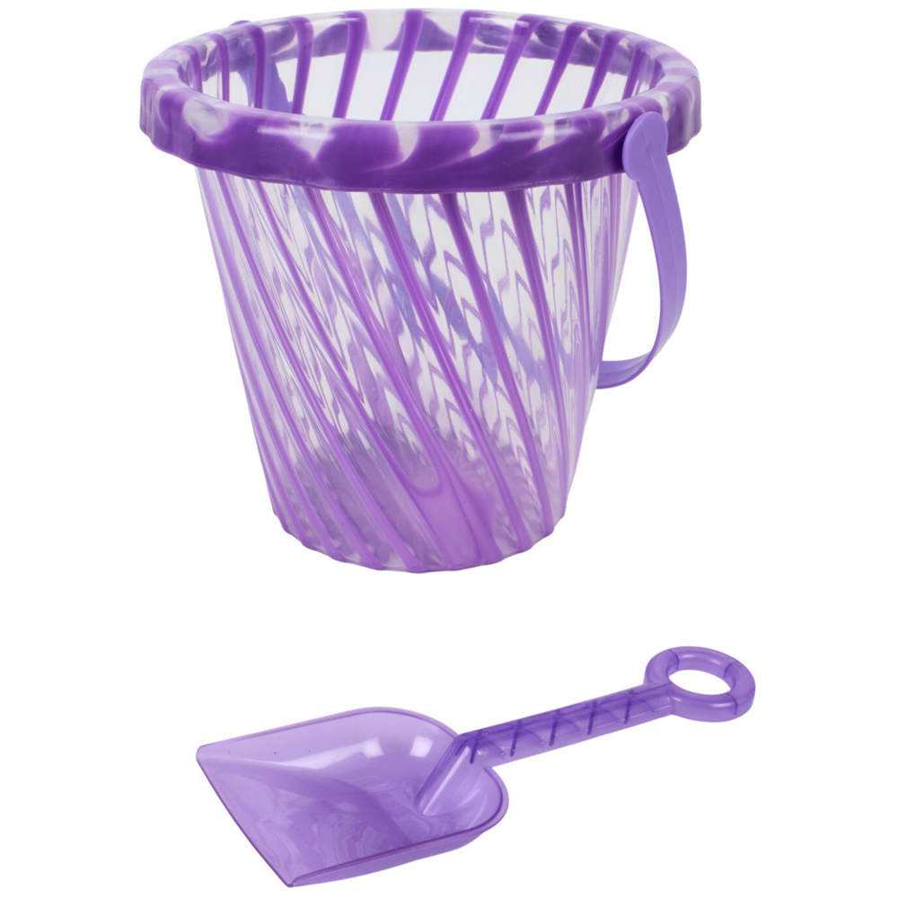 Transparent Marble Bucket and Spade Image 4