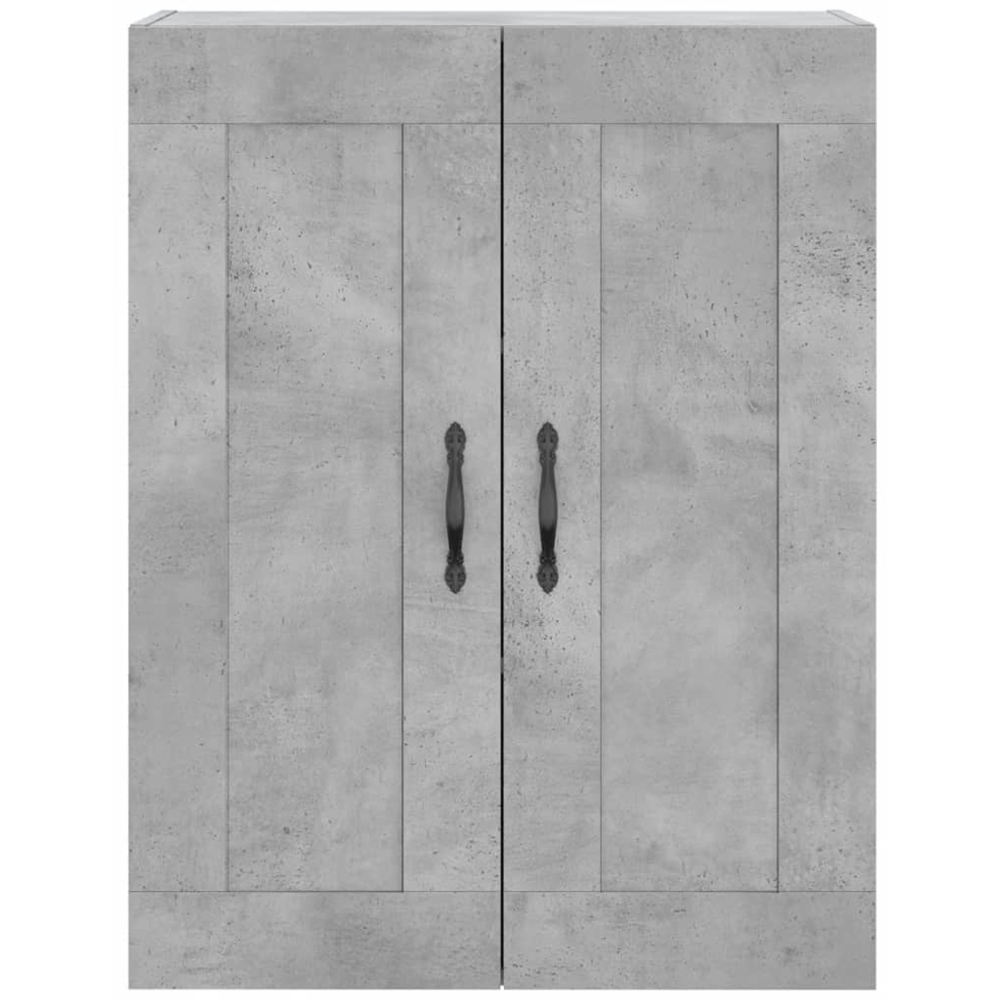 vidaXL 4 Door Concrete Grey Highboard Image 6